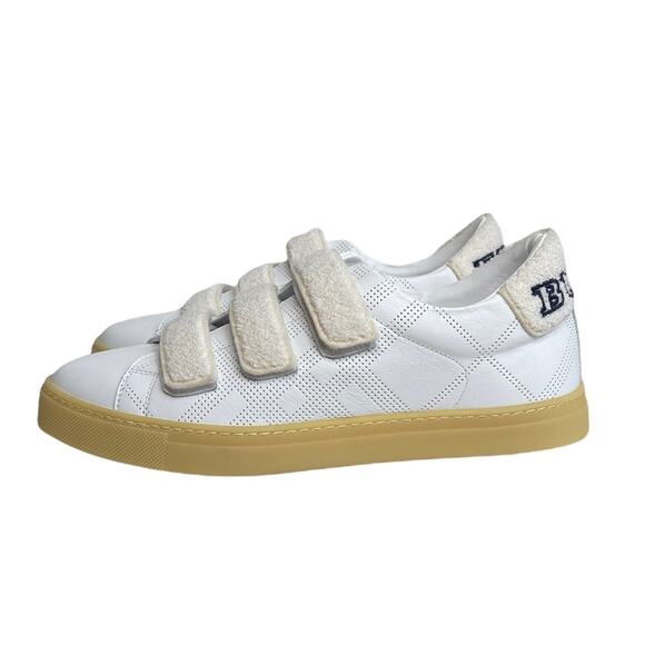 NEW Burberry Men's White Sneakers Size 8 - Picture 6 of 9